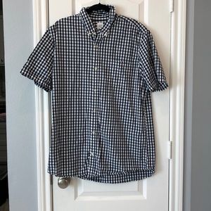 Men’s Gap XLT Navy and White Checkered Shirt